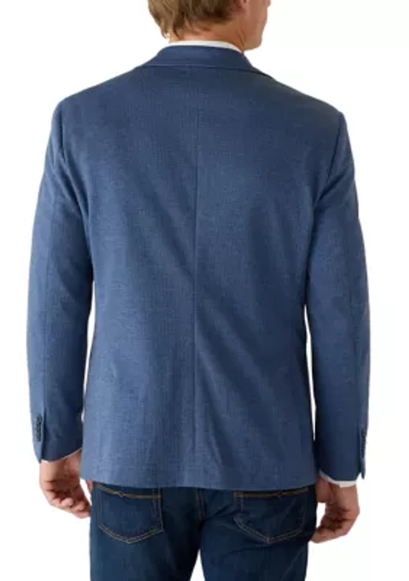 Men's Slim Fit Herringbone Sports Coat