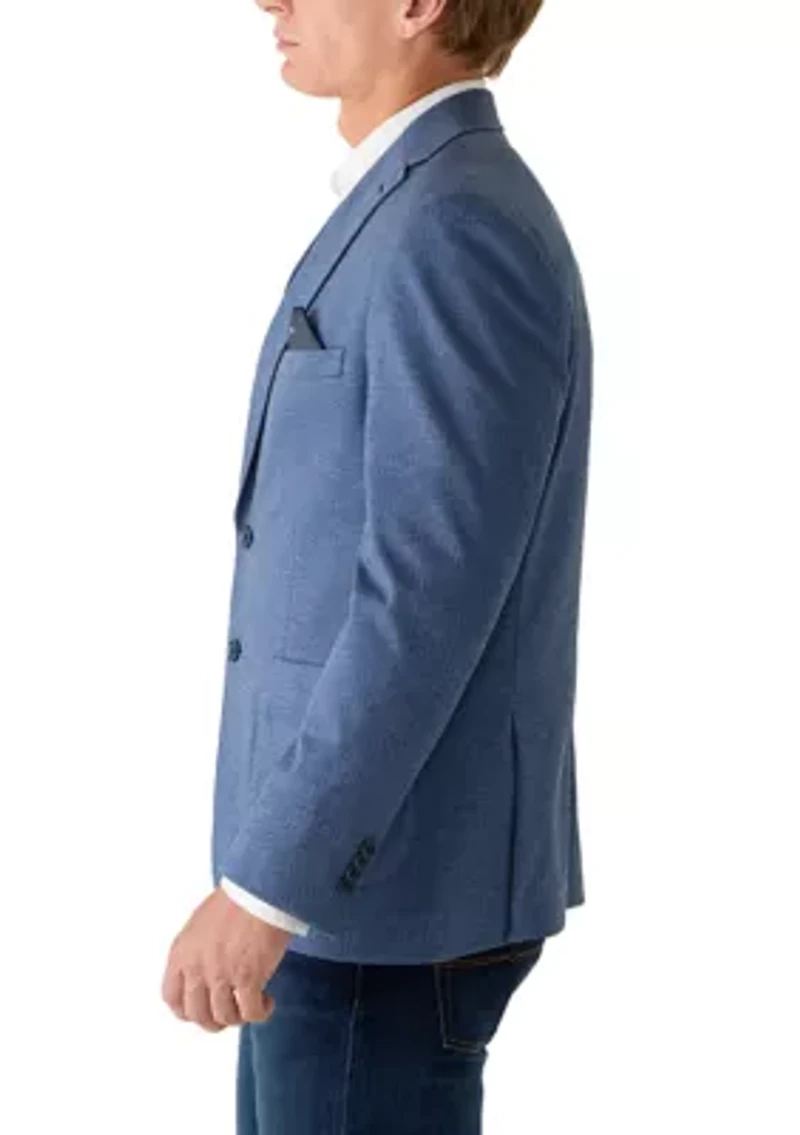 Men's Slim Fit Herringbone Sports Coat