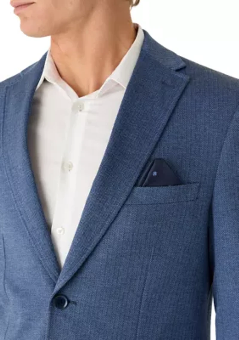 Men's Slim Fit Herringbone Sports Coat