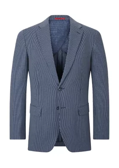 Men's Striped Knit Jacket