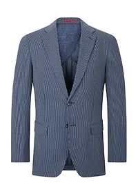 Men's Striped Knit Jacket