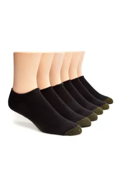 6-Pack No Show Athletic Socks