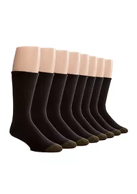 6 + 2 Bonus Pack Crew Socks