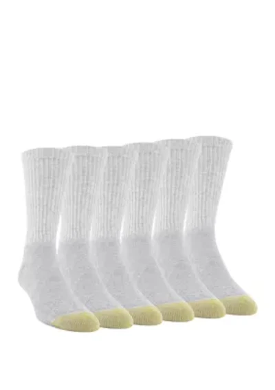 6-Pack Cotton Crew Athletic Socks