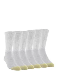 6-Pack Cotton Crew Athletic Socks