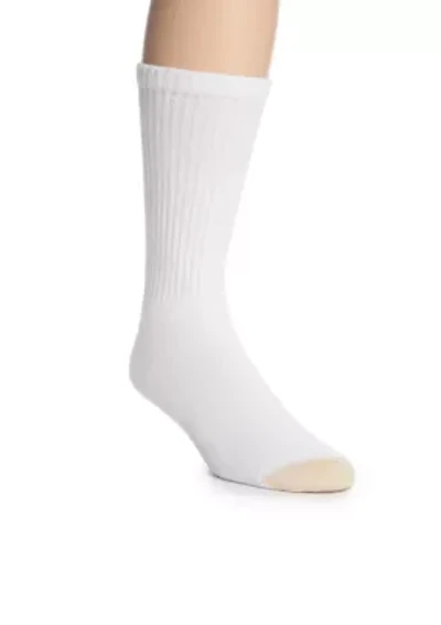 6-Pack Cotton Crew Athletic Socks