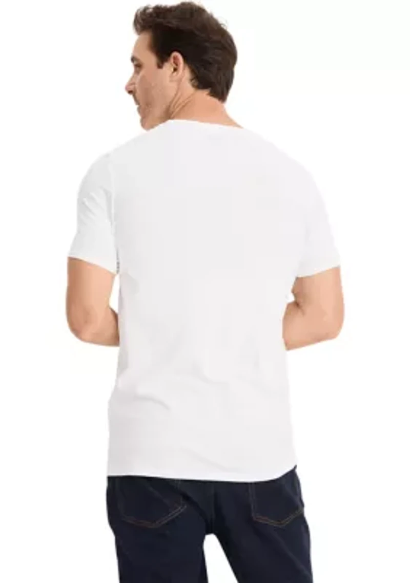 Men's Cotton Stretch T-Shirts - 3 Pack