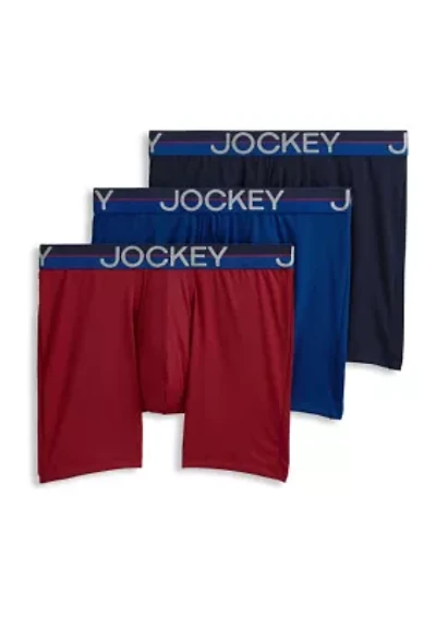 Infinite Cool Microfiber Stretch 5" Boxer Brief - 3 Pack