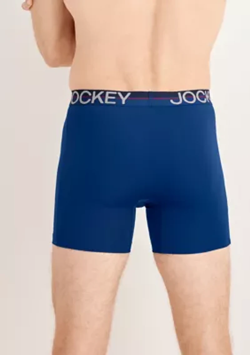 Infinite Cool Microfiber Stretch 5" Boxer Brief - 3 Pack