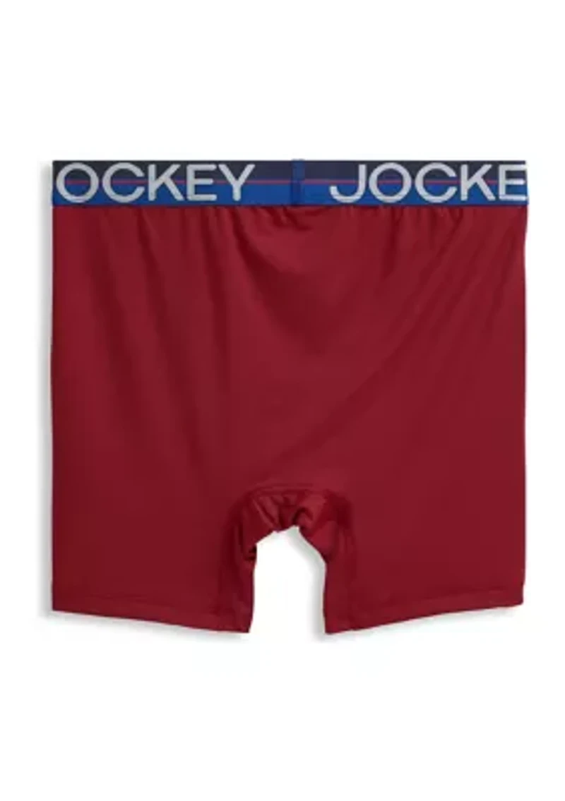 Infinite Cool Microfiber Stretch 5" Boxer Brief - 3 Pack