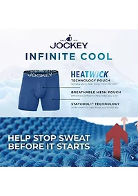 Infinite Cool Microfiber Stretch 5" Boxer Brief - 3 Pack