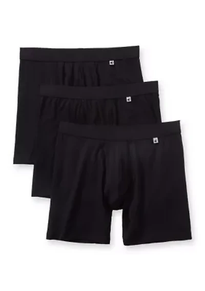 Hypersoft Mens 3 Pack Boxer Briefs