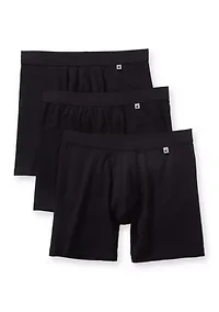Hypersoft Mens 3 Pack Boxer Briefs