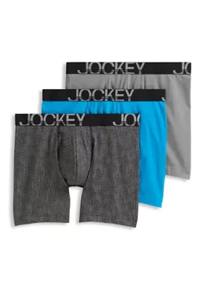 ActiveStretch™ 7" Long Leg Boxer Brief - 3 Pack