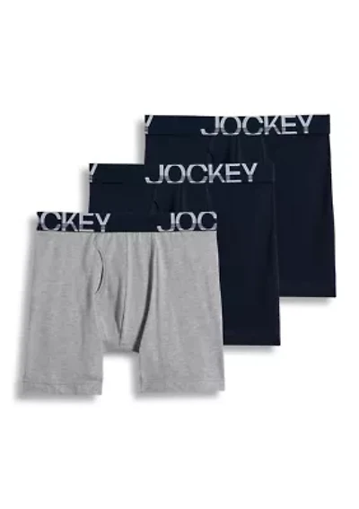 ActiveStretch™ 7" Long Leg Boxer Brief - 3 Pack
