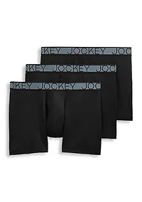 Active Microfiber 5" Boxer Brief - 3 Pack