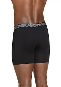 Active Microfiber 5" Boxer Brief - 3 Pack