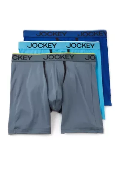 Chafe Proof Pouch Microfiber 7" Boxer Brief - 3 Pack