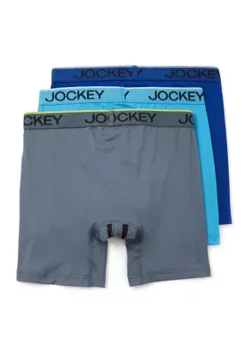 Chafe Proof Pouch Microfiber 7" Boxer Brief - 3 Pack