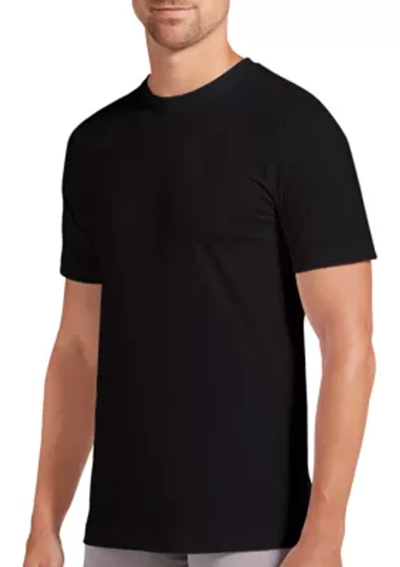 Men’s Classic Crewneck Tees- 3 Pack + 1 Bonus Shirt