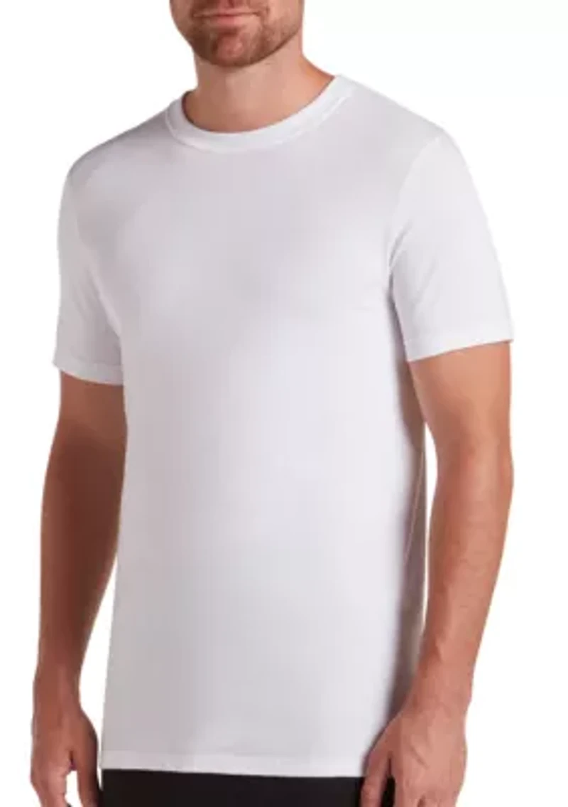 Men’s Classic Crewneck Tees- 3 Pack + 1 Bonus Shirt