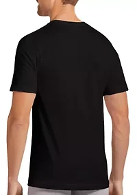 Men’s Classic Crewneck Tees- 3 Pack + 1 Bonus Shirt