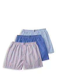 Classics Full Cut Boxers - 3 Pack