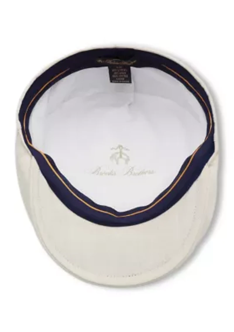 Herringbone Linen Ivy Cap