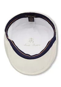 Herringbone Linen Ivy Cap