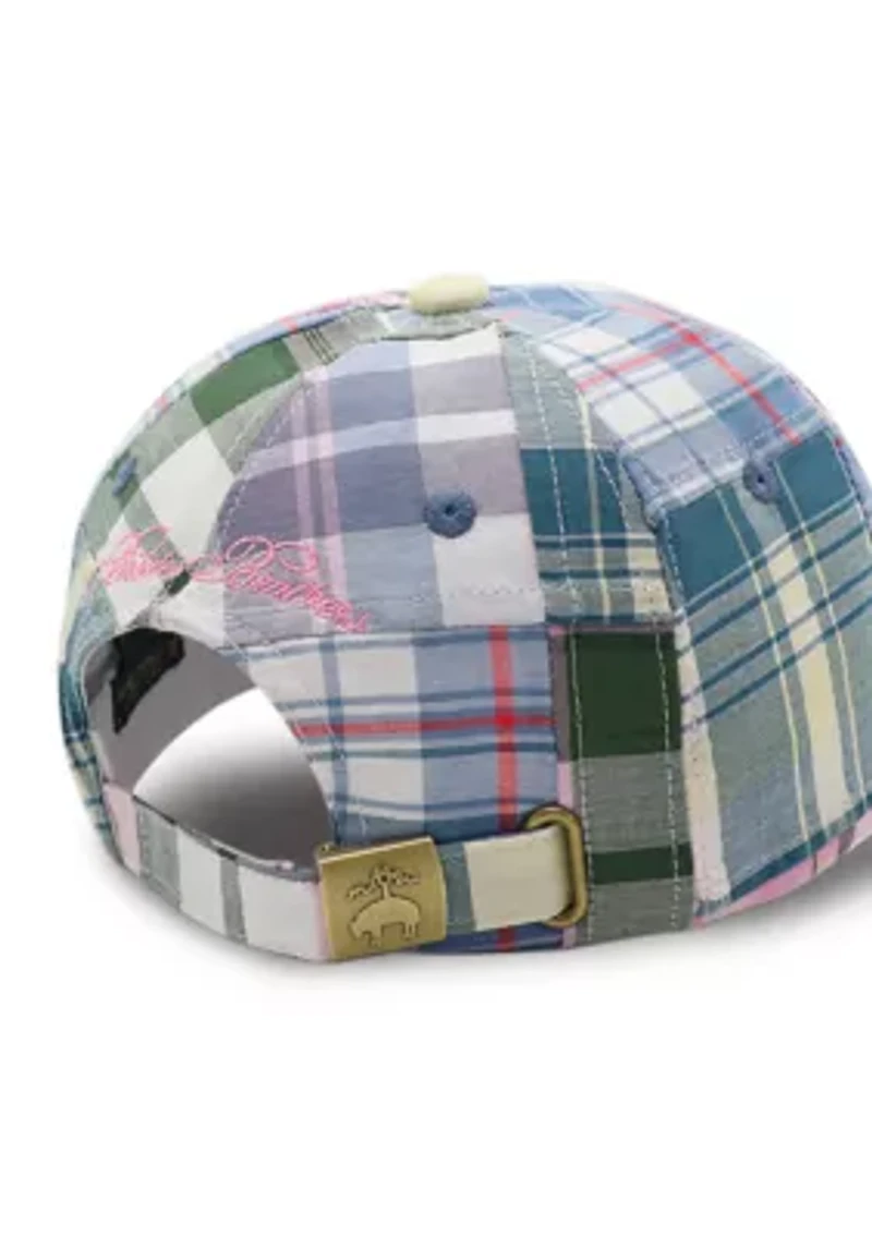 Patched Madras Baseball Hat