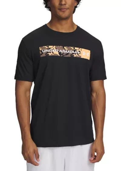 Men's Camo Chest Stripe