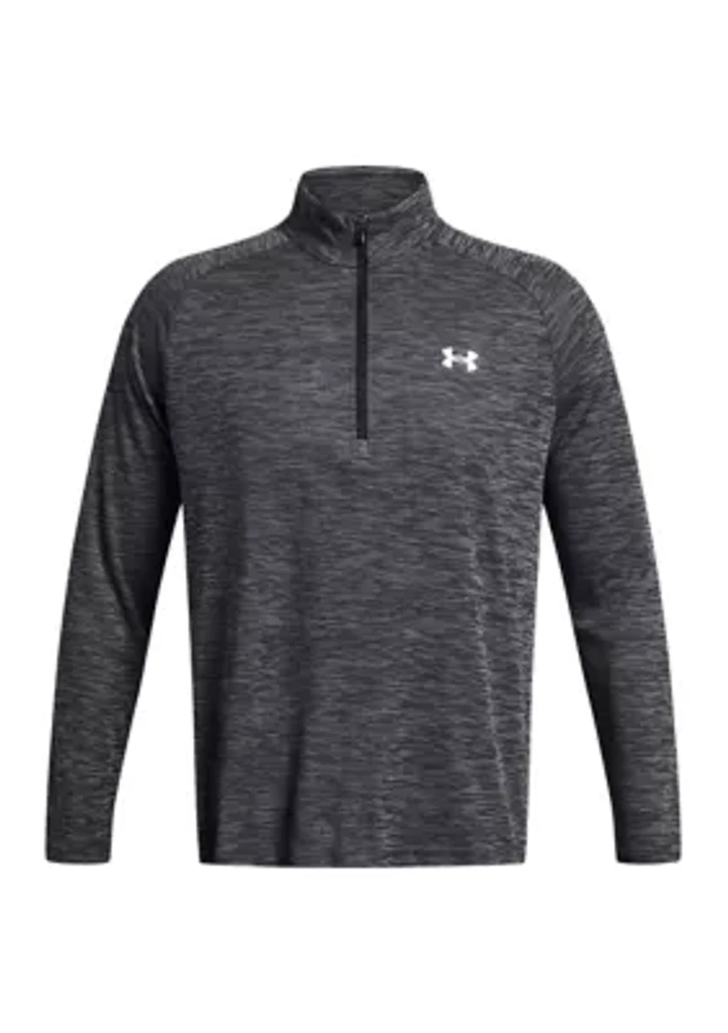 Big & Tall Men's Tech Textured 1/2 Zip