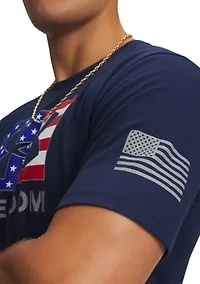 Big & Tall Men's Freedom Logo T-Shirt