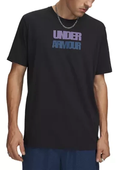 Men's Block Logo Short Sleeve