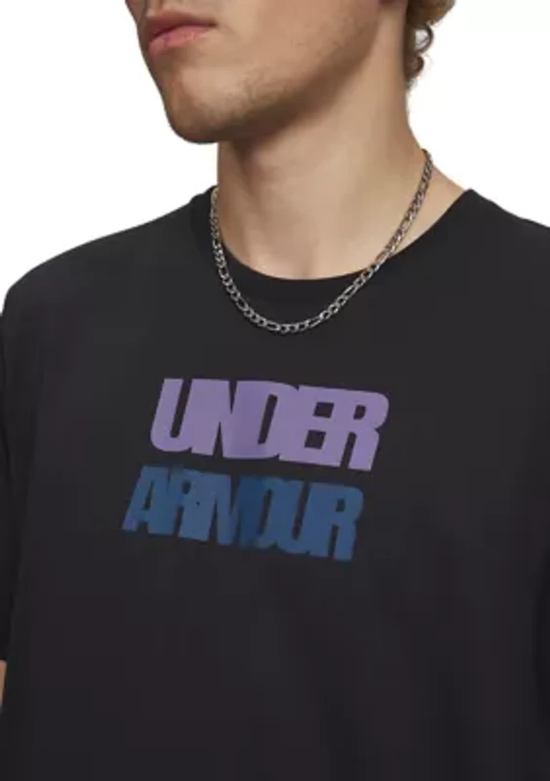 Men's Block Logo Short Sleeve