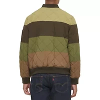 Diamond Quilted Bomber