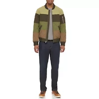 Diamond Quilted Bomber