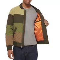 Diamond Quilted Bomber