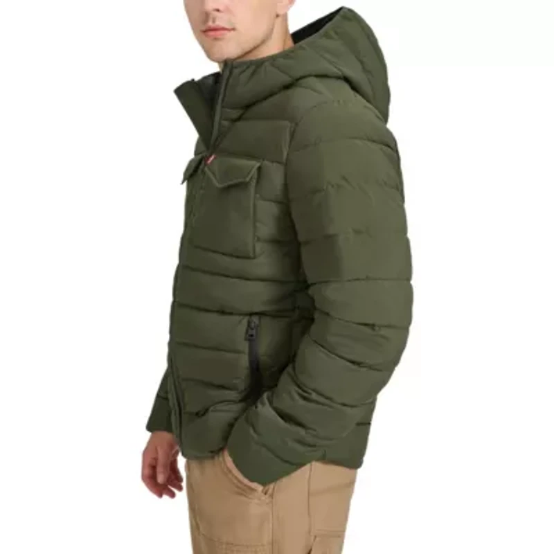 Stretch Quilted Hoody