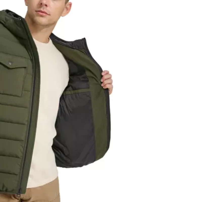 Stretch Quilted Hoody