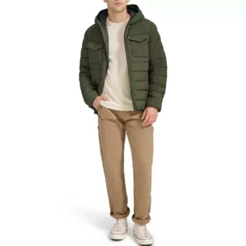 Stretch Quilted Hoody