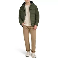 Stretch Quilted Hoody