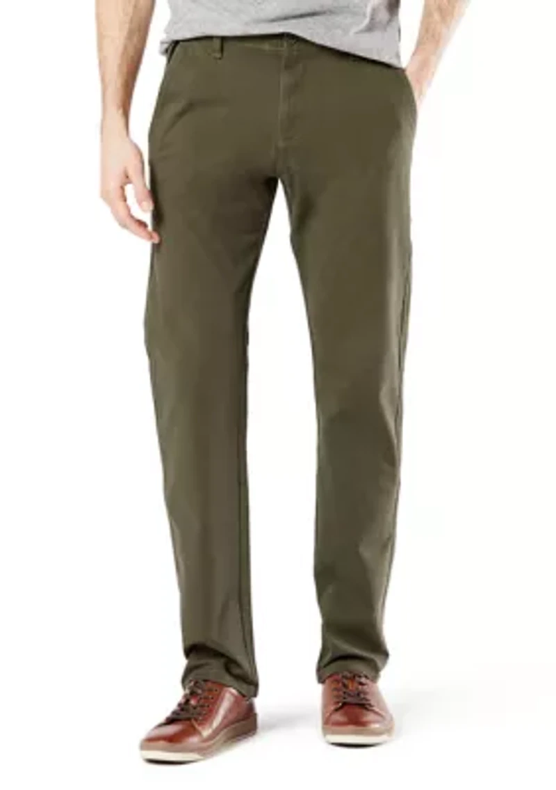 Men's Ultimate 360 Slim Army Olive Chino Pants