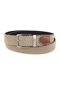 Stretch Reversible Fabric Web Belt