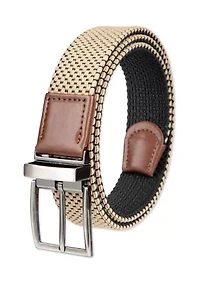 Stretch Reversible Fabric Web Belt