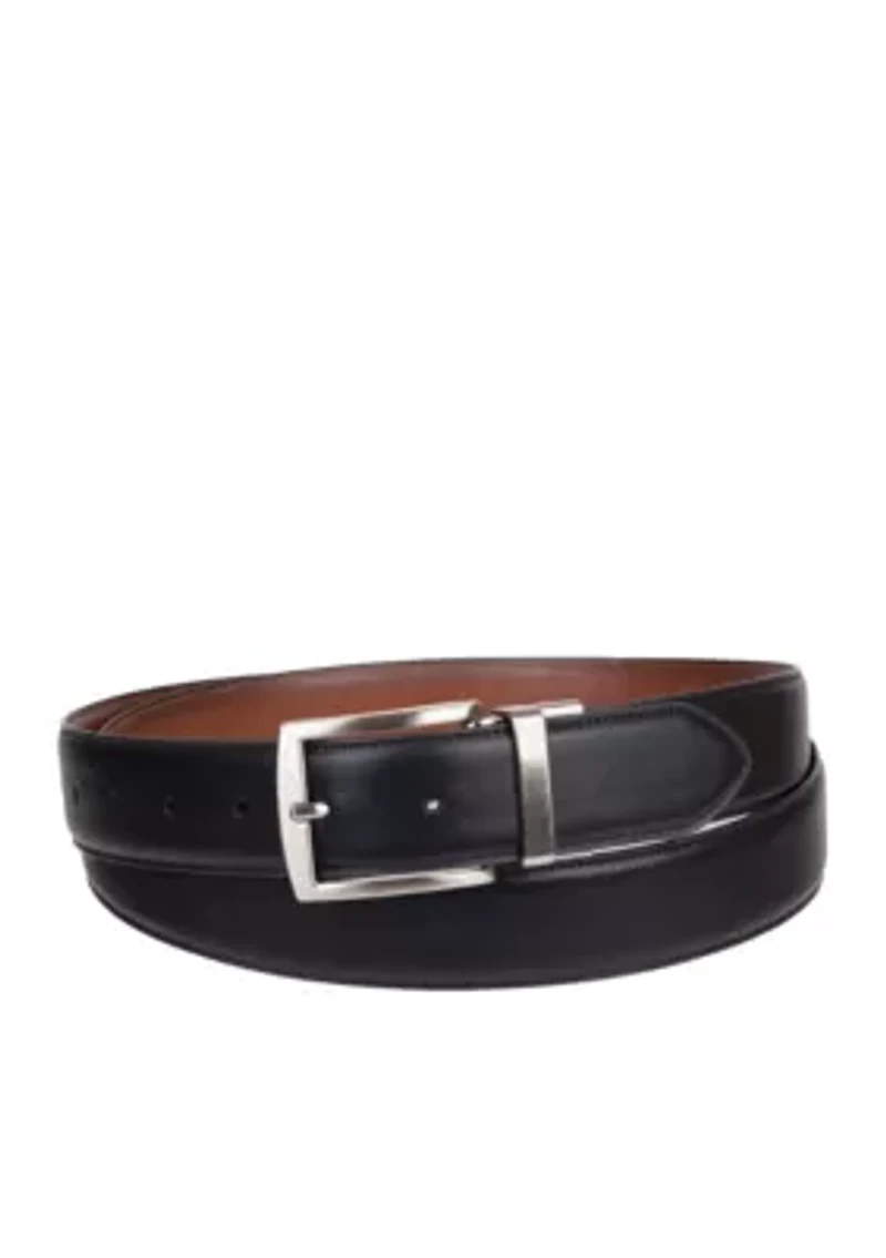 Big & Tall Stretch Reverse Men's Leather Belt