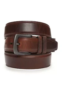 Big & Tall Dropped Edge With Crease Casual Belt