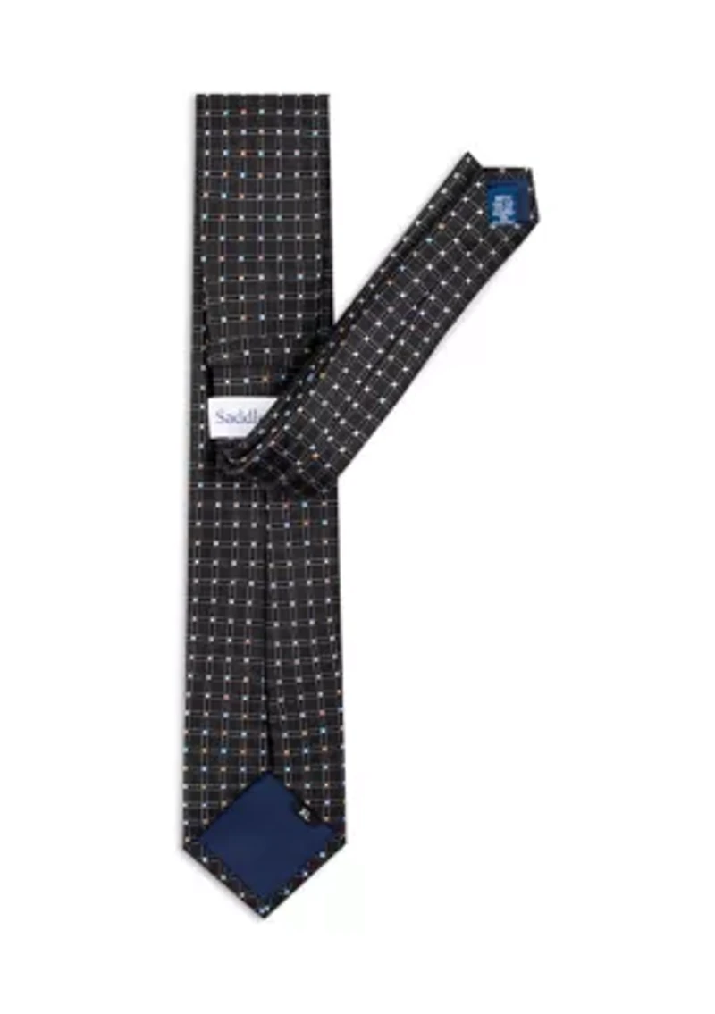 Big & Tall Neat Grid Tie