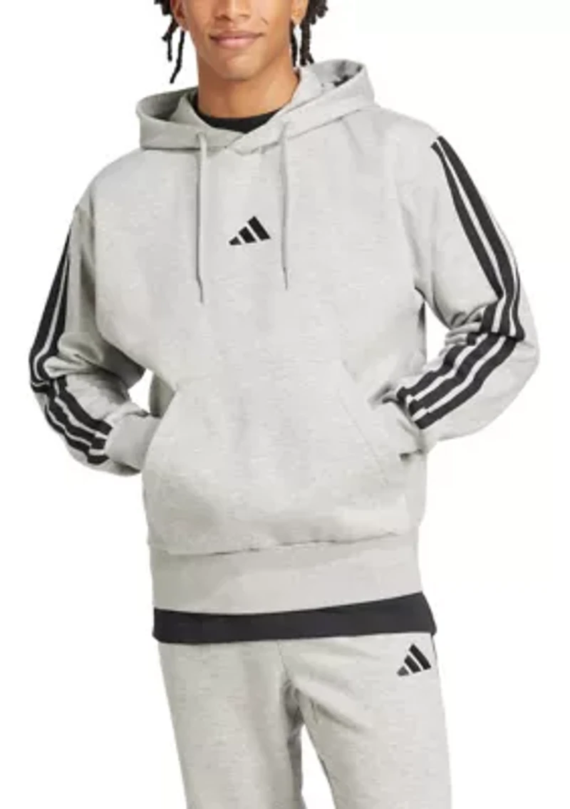 Essentials 3-Stripes Fleece Hoodie