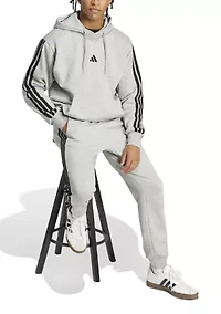 Essentials 3-Stripes Fleece Hoodie